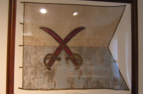 Personal battle flag of brig gen custer (86.2.40)